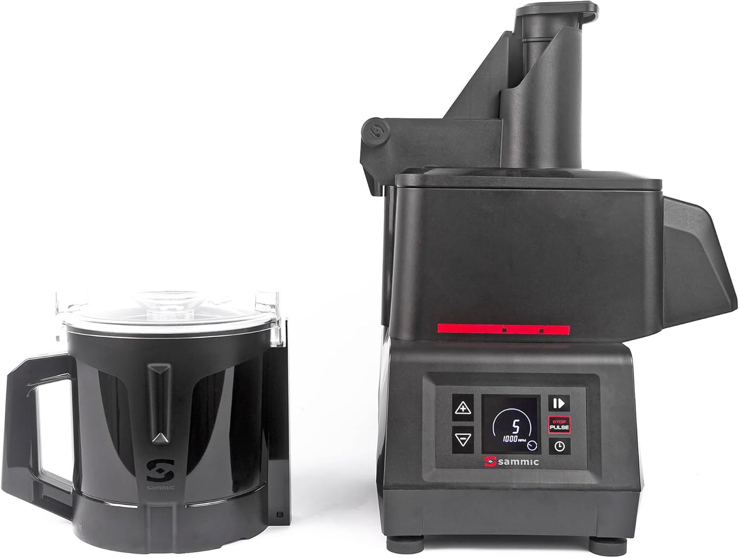 CK-24V 2D Combination continuous feed Vegetable Prep & Bowl Food Processor, countertop, continuous feed design up to 770 lbs/hr production, digital controls (5) variable speeds