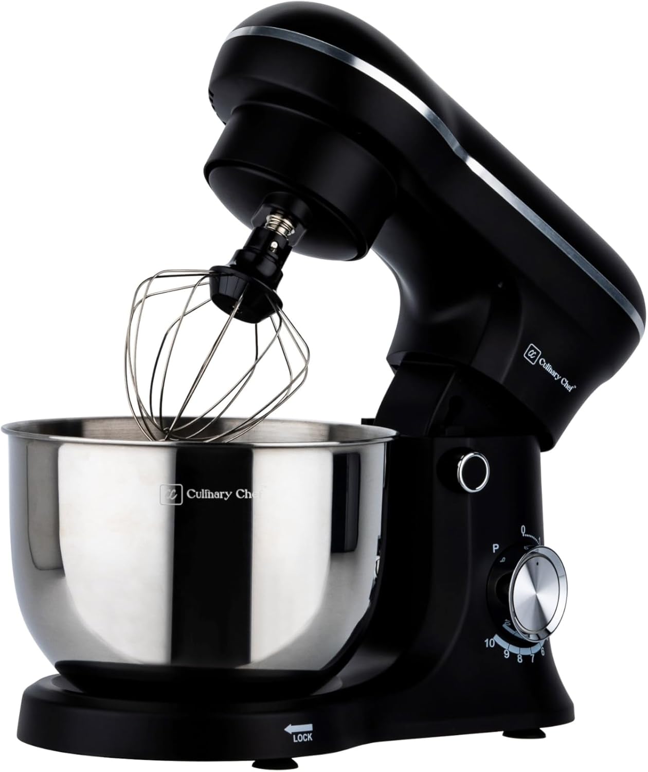 4.5L Retro Stand Mixer (Black)