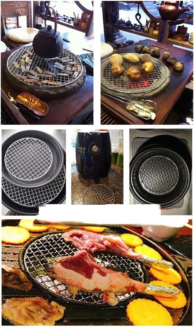 Versatile Round 304 Stainless Steel Cooling Rack Baking,Heat Resistant Rust Proof Sturdy Durable Dia 13.8"