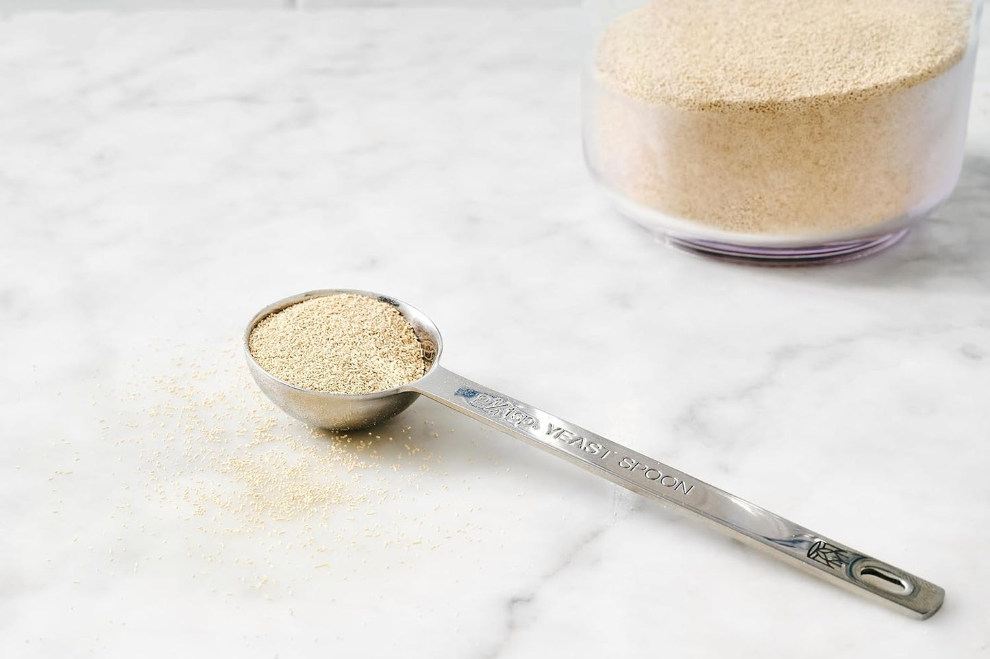 King Arthur Baking Company Yeast Measuring Spoon, 18/8 Stainless Steel, Holds 2-1/4 Teaspoons