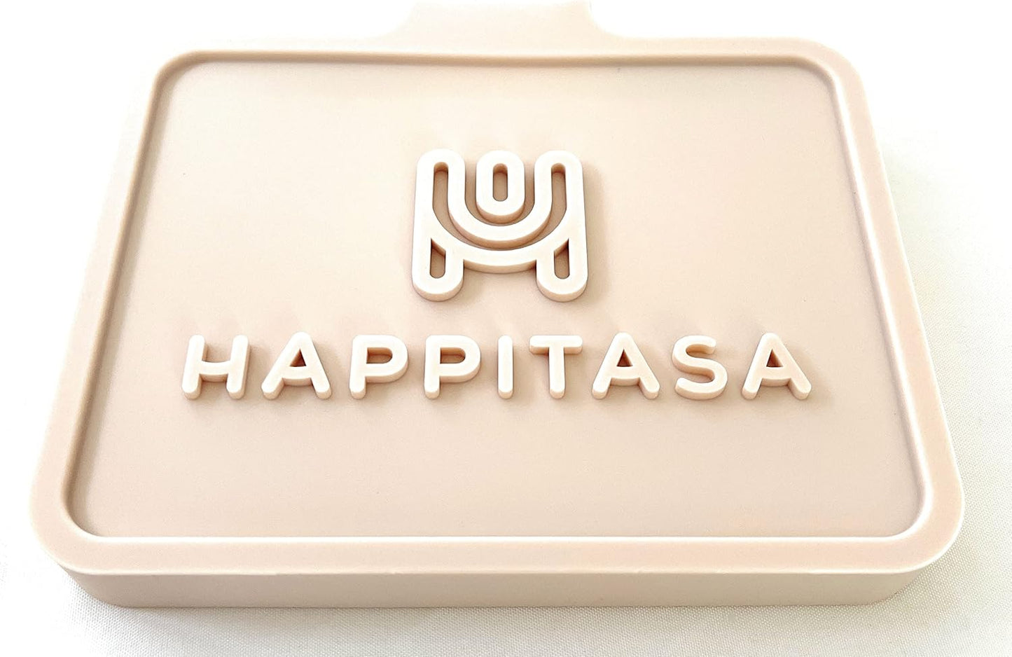 Happitasa Silicone Soap Dish Tray and Sponge Holder with Drain Chute, Pack of 2 | Bathroom and Kitchen Sink Organizer Caddy (Sand Dollar, 5.2"x4", 7.2 Ounces)
