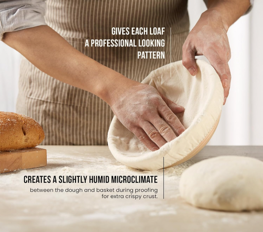 Why U.S. Home Bakers Love This Banneton Sourdough Proofing Basket Set