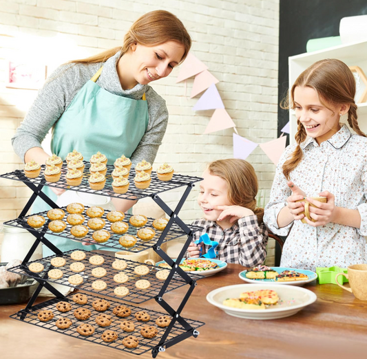 Why U.S. Bakers Love This 4-Tier Collapsible Cooling Rack for Small Kitchens