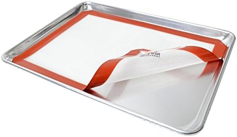 New Star Foodservice 36657 Commercial Grade Silicone Baking Mat Non Stick Pan Liner, 14 x 20 inch (Two-Thirds Size)