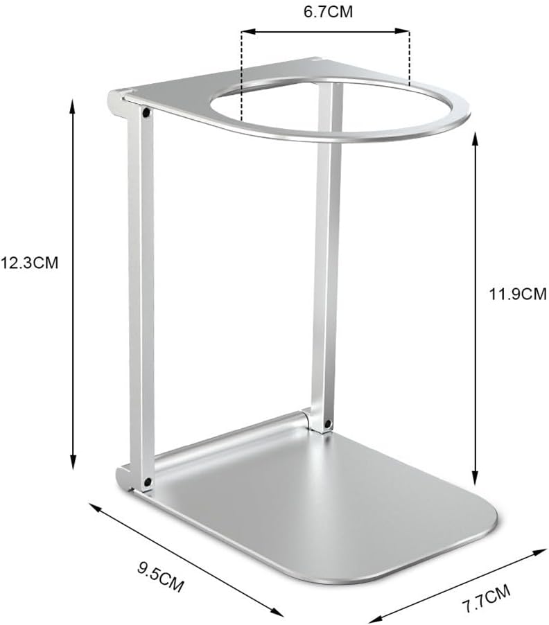 Foldable Aluminum Coffee Dripper Holder Rack, Coffee Dripper Stand, Stainless Steel Portable Coffee Machine Stand, Pour Over Coffee Stand Easy To Carry For Travel
