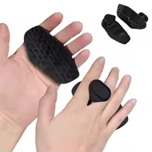 Ergonomic Anti-Slip Silicone Gym Grips for Men & Women – Fingerless Palm Protection Pads for Weightlifting, Rows & Deadlifts