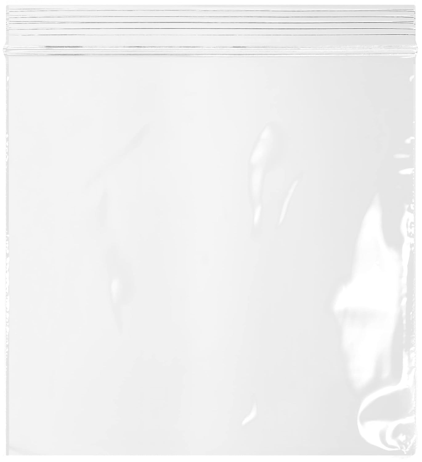 GPI - 7" x 7", Case of 1000, Clear Plastic Reclosable Zip bags, Large, Bulk 2 mil Thick Strong & Durable Poly Baggies With Resealable Zip Top Lock For Travel, Storage, Packaging & Shipping.