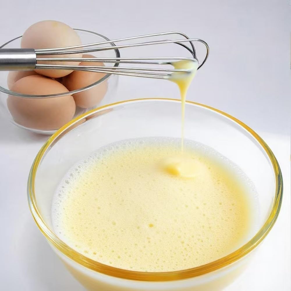 FLYINGSEA Whisk,Mini whisk,Small whisk,Cooking and Kitchen Gadget 1 Pcs.