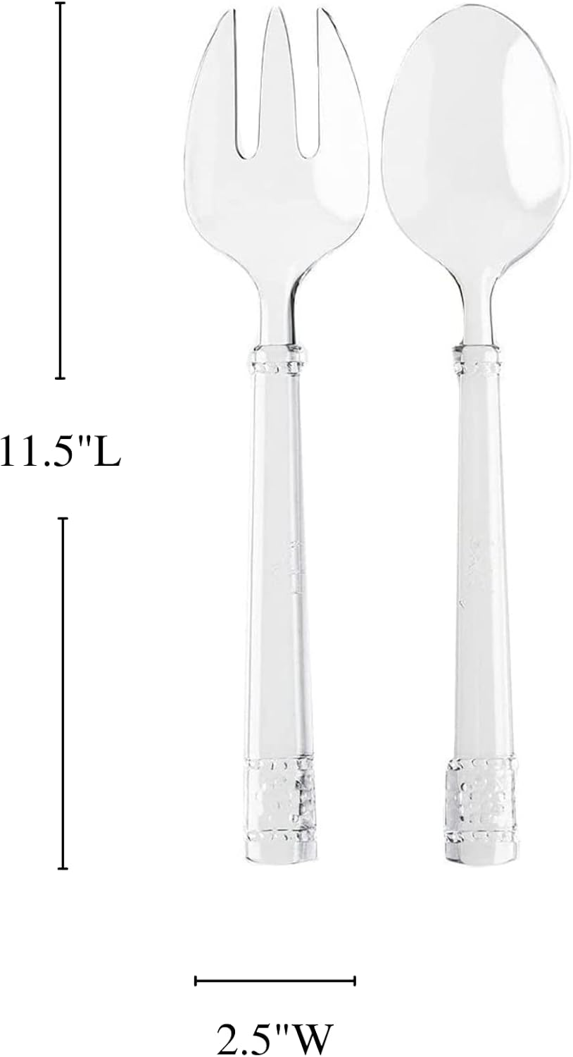 Juliska Isabella Acrylic Salad Server Set/2pc