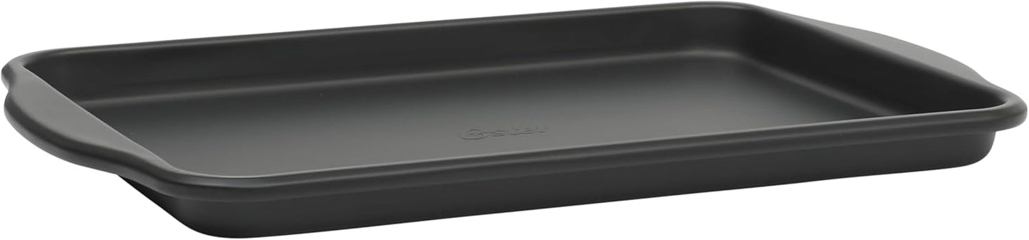 Oster Teston 13 x 9 Inch Nonstick Carbon Steel Cookie Sheet - Matte Black