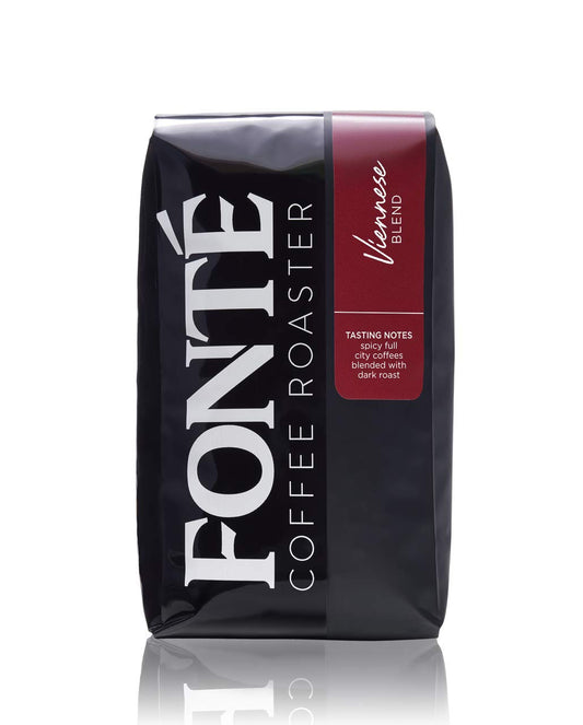 Fonte Coffee Roaster - French Press - Medium-Dark Fresh Roast - Roasted in Seattle - Single Origin - Spicy, Roasty - 12 oz - Viennese