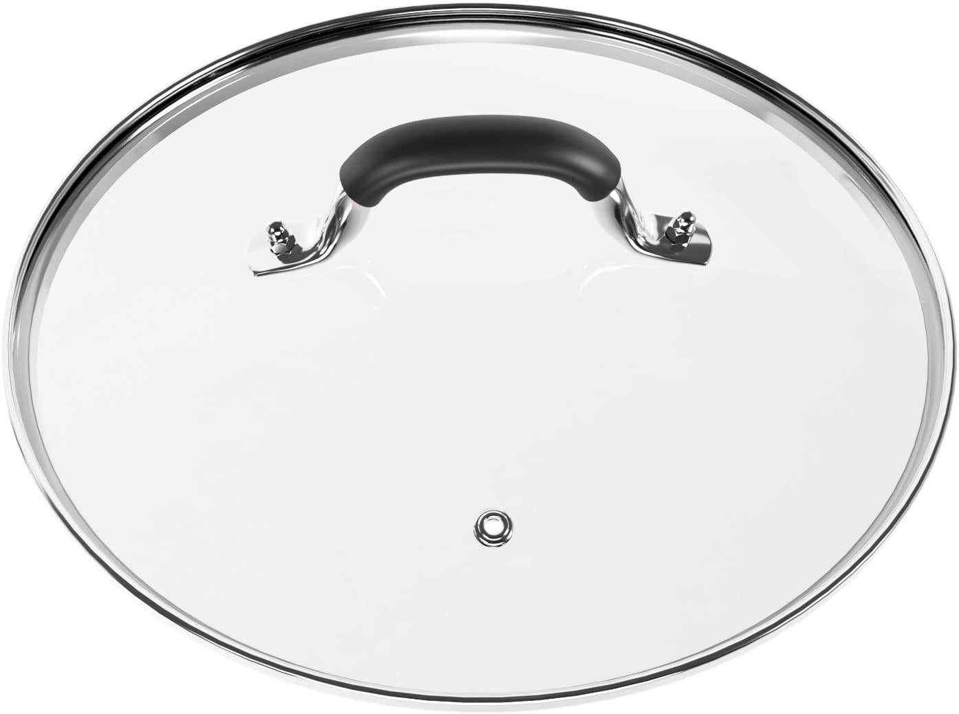 10.25 Inch Tempered Glass Lid Compatible with 10-10.25 Inch Lodge Cast Iron Skillet and 5 Quart Dutch Ovens