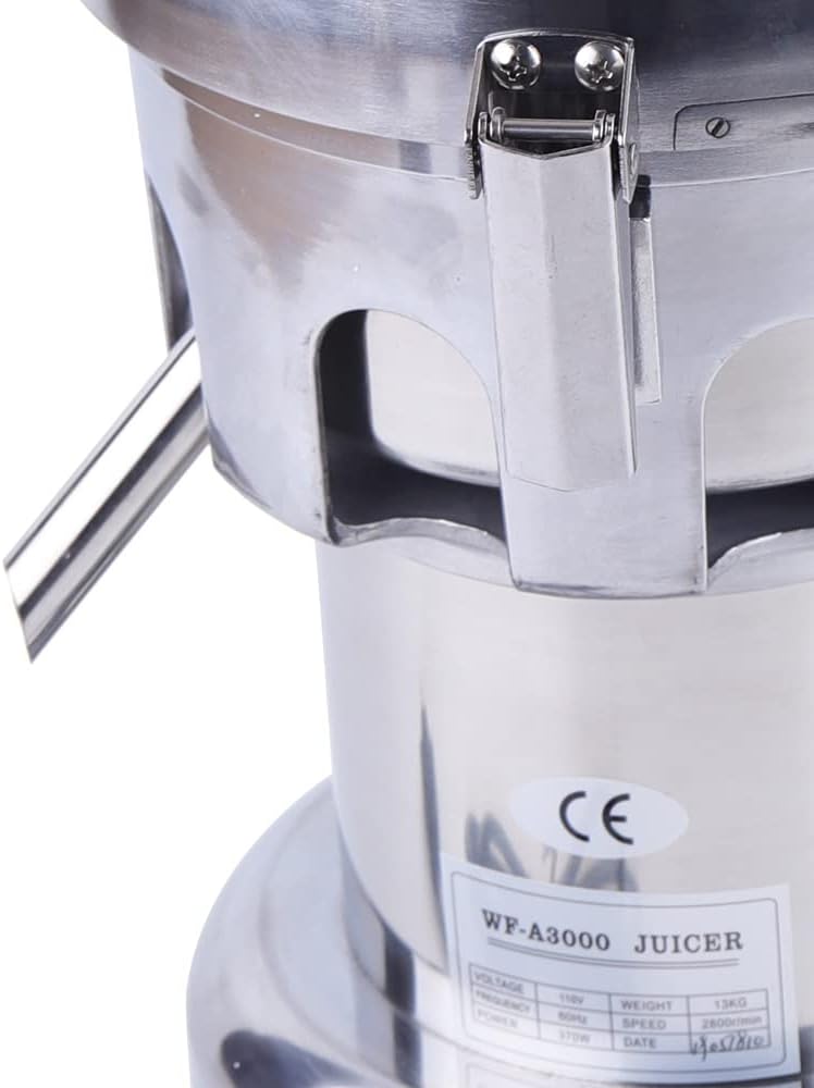 Commercial Juice Extractor Fruit and Vegetables Juice Maker Stainless Steel Heavy Duty Centrifugal Juicer for Fruits Vegetables