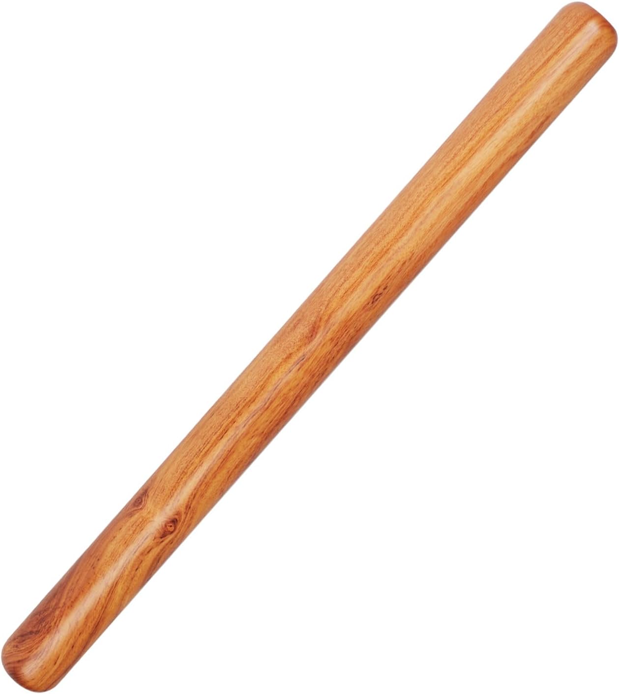 Natural Solid Bubinga Wood French Rolling Pin for Baking | Straight rod type | High-Density Professional Dough Roller (straight - 15.75‘L)