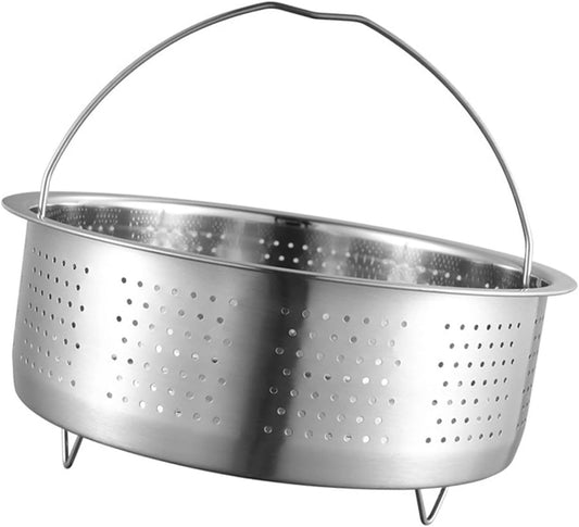 Vegetable Steamer Basket, Veggie Steaming Basket for Cooking, Stainless Steel Steamer Insert for Pot, 7.9 inch