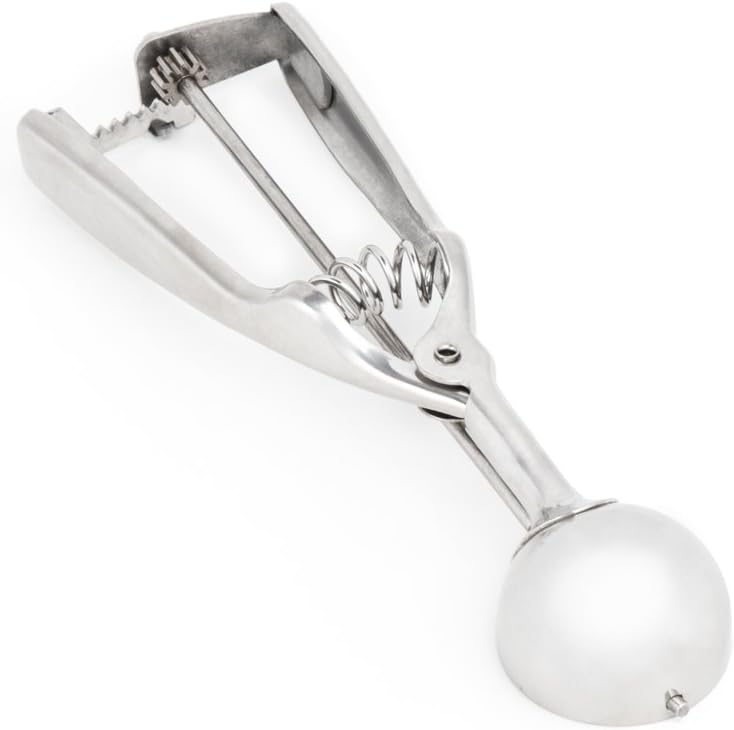 Fox Run Stainless Steel Scoop, 1 x 2.5 x 8.25 inches, Metallic