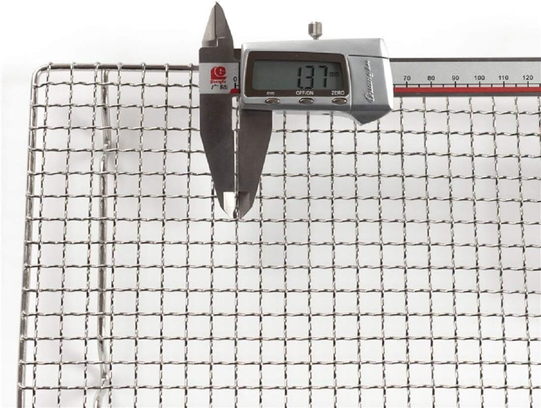 304 Stainless Steel Cooling Rack Versatile Baking Rack Heat Resistant Rust Proof Sturdy Grate 15.7"*11.8"