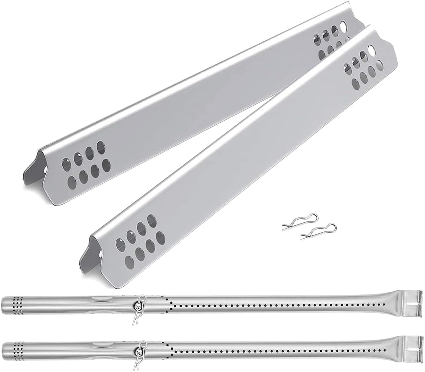 G362-2100-W1 Grill Replacement Kit for Charbroil TRU-Infrared 463642316 463644220 463632320 463675016 463644220 463245518, Grill Grate, Heat Plates and Burner Kit for Charbroil 466642416