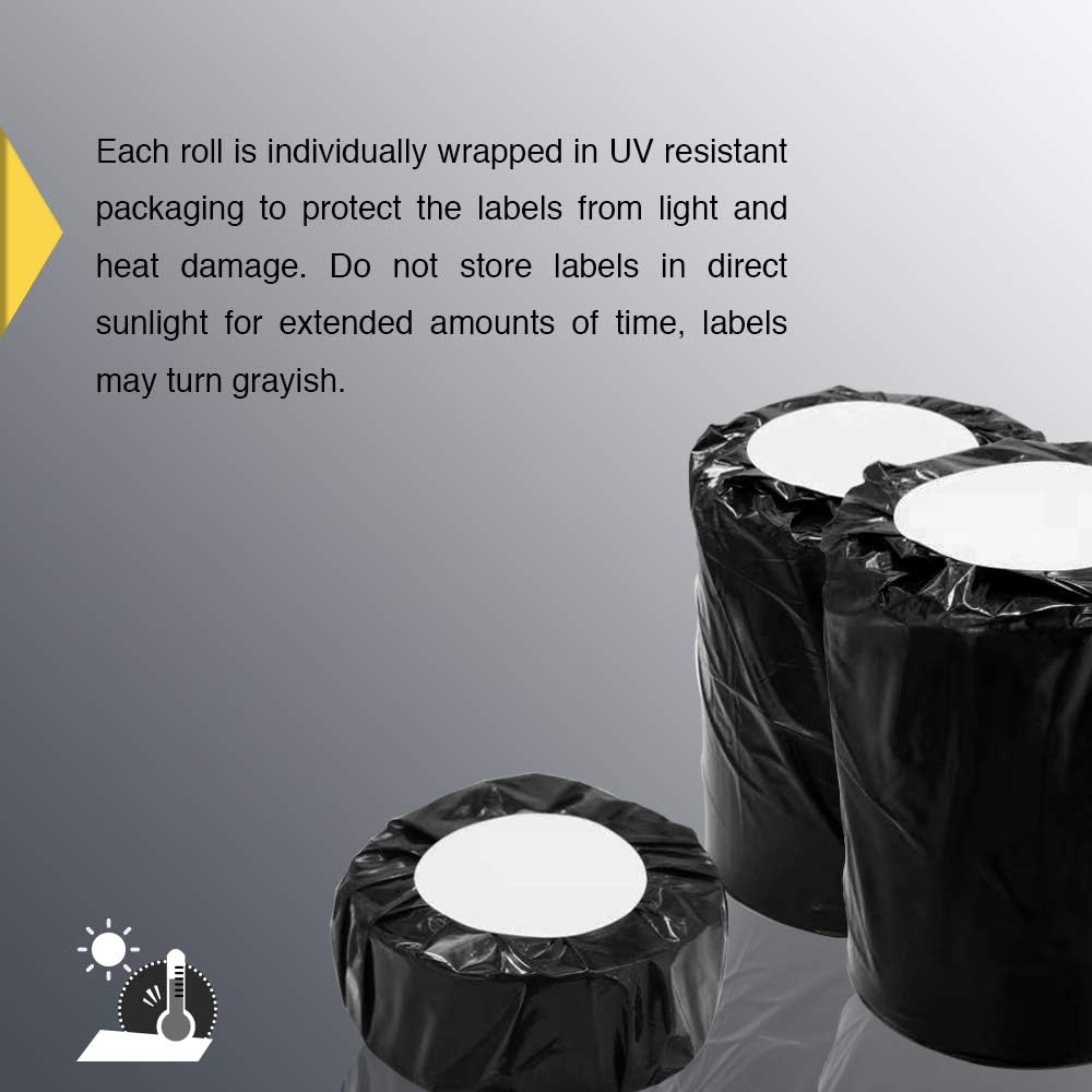 BETCKEY - 2.25" x 1" File Folder & Multipurpose Labels Compatible with Zebra & Rollo Label Printer,Premium Adhesive & Perforated[Pink, 6 Rolls, 9000 Labels]