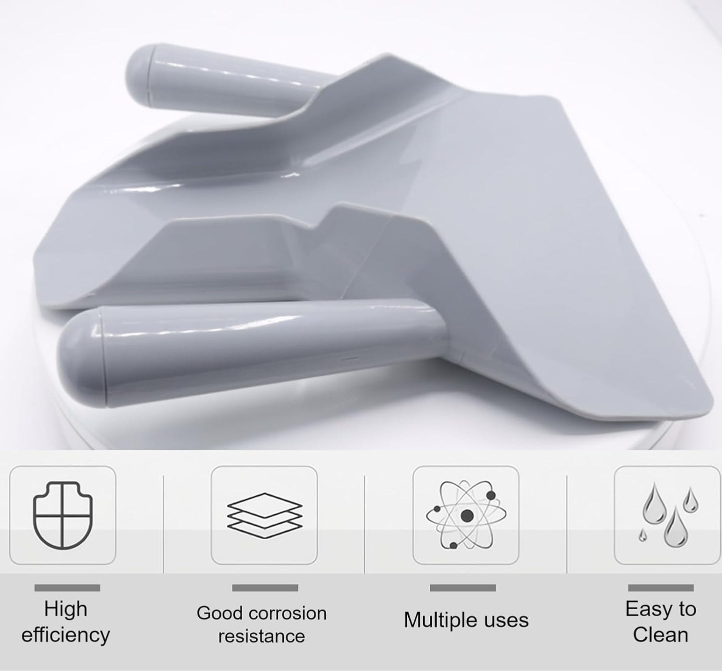 French Fry Popcorn Scoop Scooper, Polycarbonate Popcorn Scoop, Quick Fill Tool for Chip Popcorn Bagger Bags, Multipurpose Utility Scooper for Popcorn Machine Ice Candy Snacks Desserts