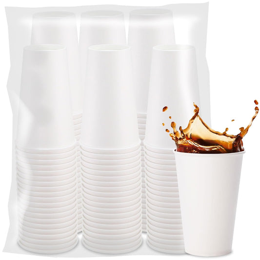 Freshware Coffee Cups 20 oz [1000 Pack] Disposable Paper Cups for Hot or Iced Coffee Cup, Slushie Cup, Milkshakes, Smoothies, and Tea