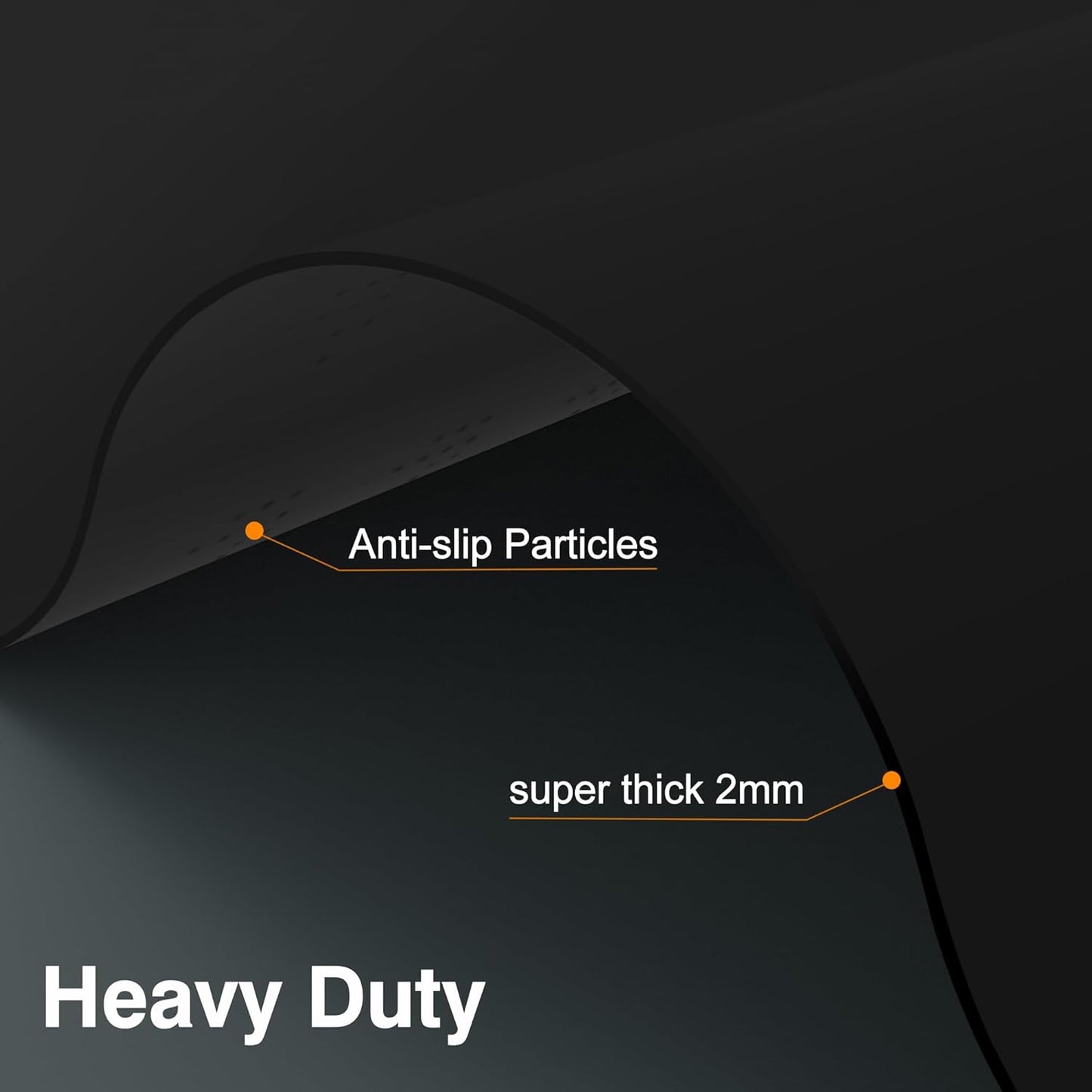 AECHY Silicone Mats for Kitchen Counter 47"x23.6"x0.08”, Largest Heat Resistant Mat Shipped Rolled Up Kitchen Island Silicone Countertop Protector Mat Nonslip Extra Large Counter Mat, Black