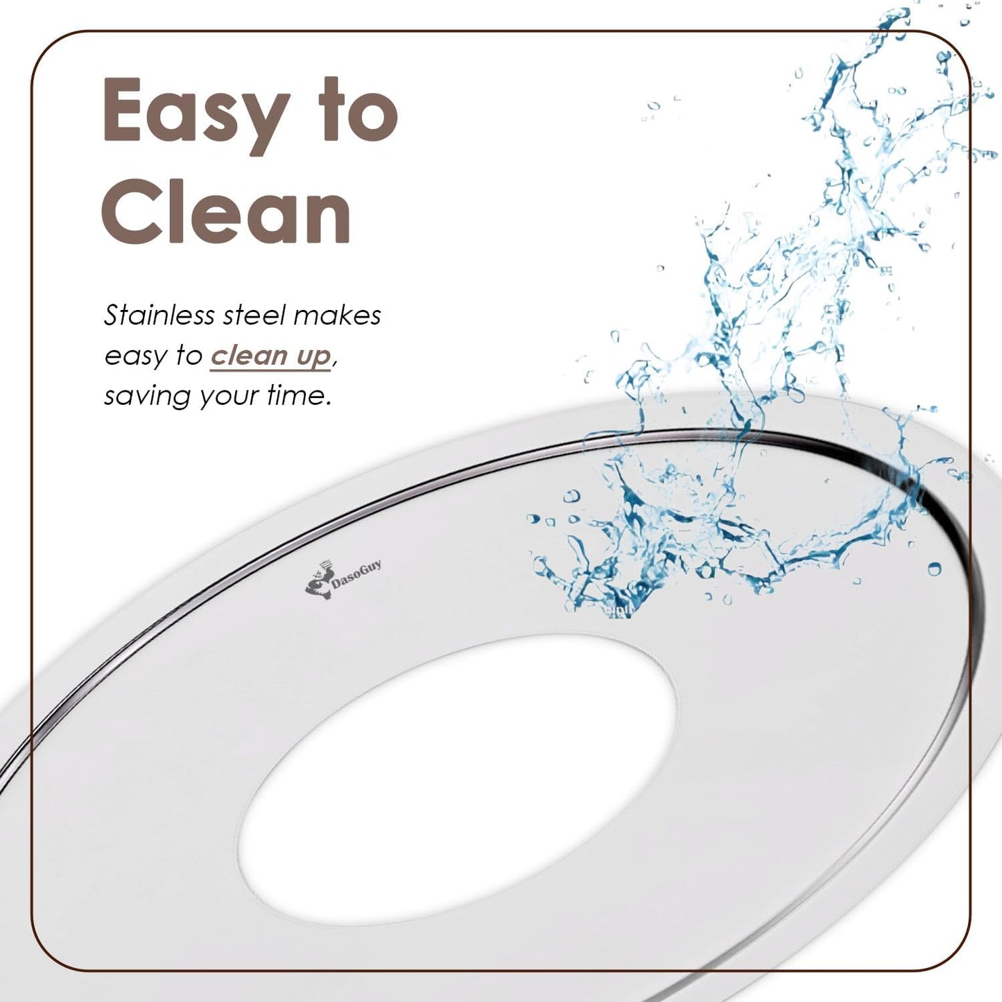 Stainless Steel Steamer Adapter, Fits 7 to 12 Inch Bamboo Steamer Basket, Steaming Ring for Asian Food, Cooking Dumpling, Dim Sum, Rice, Veggies, Vegetable, Chinese Steam Pot