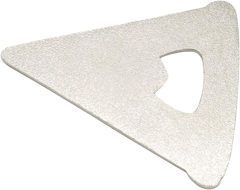 Island Dogs Pizza Shaped Bottle Opener - Stainless Steel, Novelty Design, Perfect for Pizza Lovers, Tailgates, Funny Kitchen Gadget Collectors, White Elephant Gifts