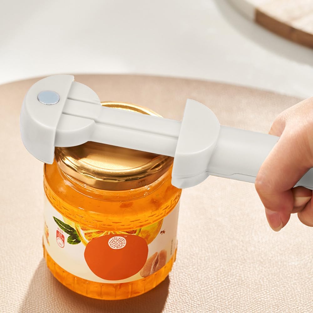 Jar Opener Bottle Opener Lid Opener Can Opener for Weak Hands, Arthritic Hands, Seniors,Low Strength and Children with Beer Opener