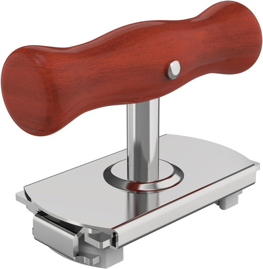 Jar Opener for Seniors with Arthritis & Weak Hands, Easy Twist Jar Openers, Adjustable Multifunctional Jar Lid Opener, Jar Bottle Cap Opener Gripper, Useful Gifts for Elderly/Women/Men (Wood Handle)
