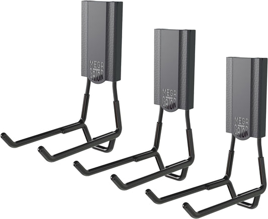 GATOR MAGNETICS MEGA 4.5 in Open Hooks, 45 lb Heavy Duty Magnetic Hooks for Steel Surfaces, Patented Easy-Release, Non-Slip Grip – Storage & Organization, Garage, Home Tools & Gear Storage – 3 Pack