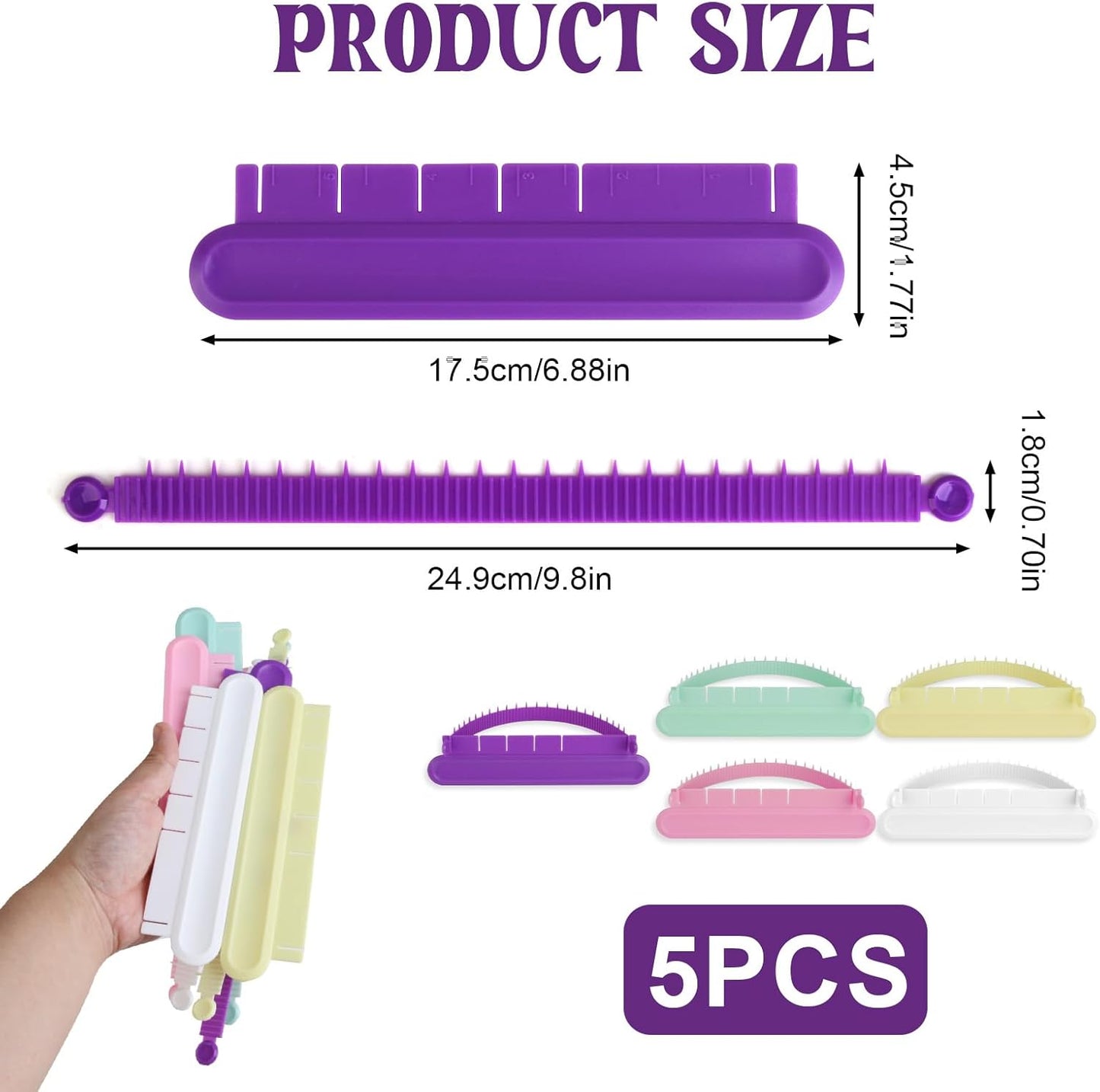 5PCS Cake Decorating Tools Set,Cake Turntable,Sweet Stamps Cake Decorating,Fondant Tools for Baking,Applicable for Creating Birthday Cakes,Ideal with Home Bakers and Cake Enthusiasts