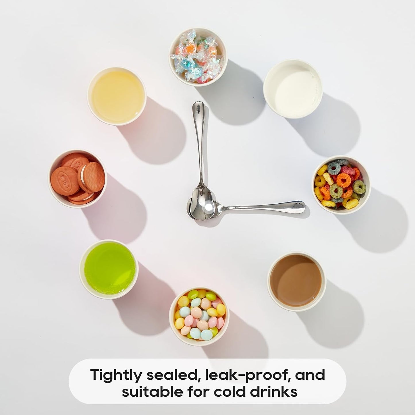 [800Pack] 3 oz Paper Cups, Small Mouthwash Cups, Disposable Bathroom Cups, Paper Cups for Party, Picnic, BBQ, Travel, and Event, Assorted designs