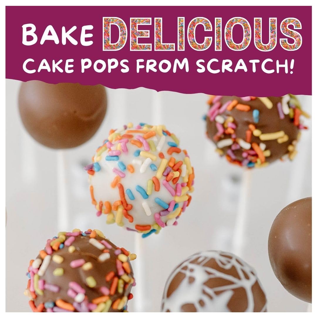 Gluten-Free Raspberry Cake Pop Kit - Milk Chocolate Coating