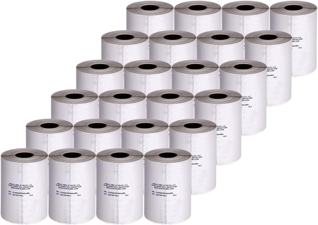 4" x 6" Compatible with Dymo® 4XL Postage Shipping Labels, Compatible with Dymo 1744907 (1 Roll - 220 Labels Per Roll) (24 Pack)