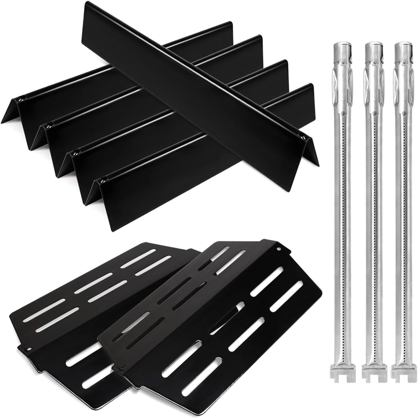 Grill Parts Replacement for Weber Genesis 300 Series E310, E320,E330,S310, S320, S330, EP310, EP320, EP330 with Front-Mounted Control,7620 Flavor Bar 62752 Burner,7622 Heat Deflector