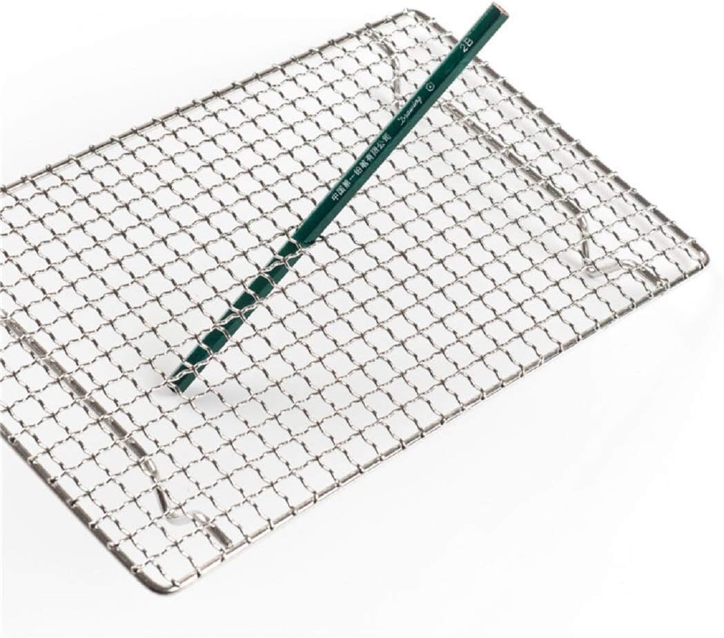304 Stainless Steel Cooling Rack Versatile Baking Rack Heat Resistant Rust Proof Sturdy Grate 19.7"*11.8"