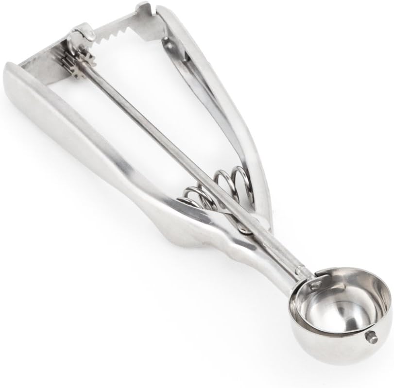 Fox Run Stainless Steel Scoop, 1 x 2.25 x 7.75 inches, Metallic