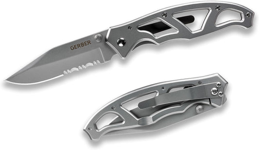 Gerber Gear Paraframe EDC Folding Pocket Knife with Safety Lock for Everyday Carry, Gifts for Men