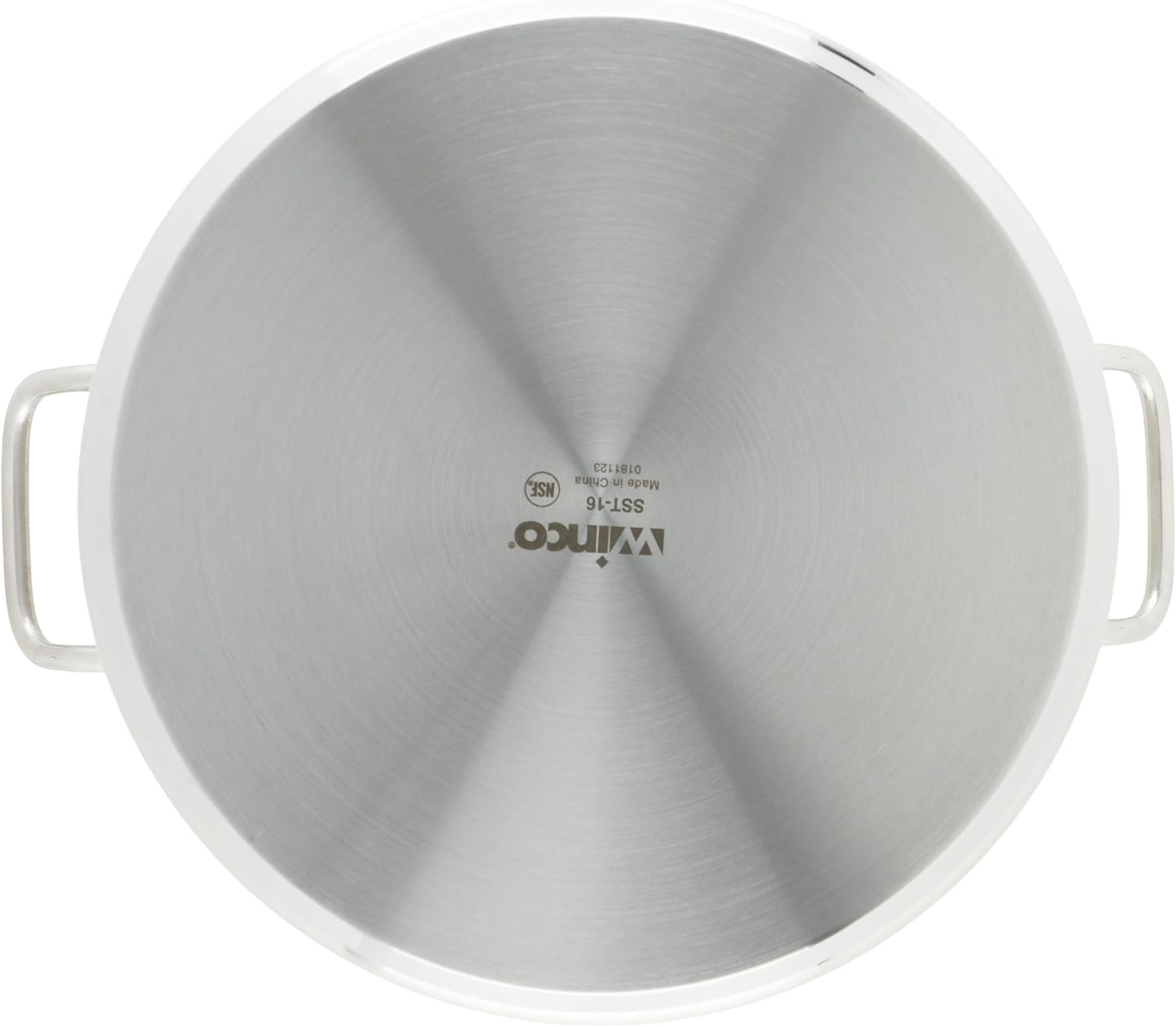 Winware Stainless Steel 16 Quart Stock Pot with Cover, Silver