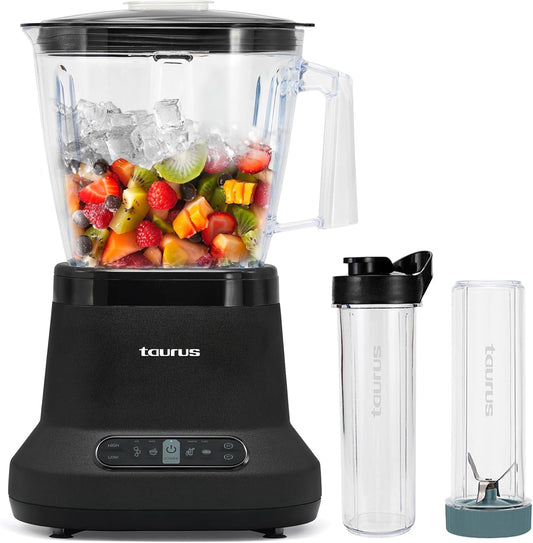 High-Performance Countertop Blender – 1500W Professional Power, 8 Presets, 64oz Tritan Jar, Self-Cleaning, Smoothie & Hot Soup Maker for Home & Kitchen, Blaze by Taurus