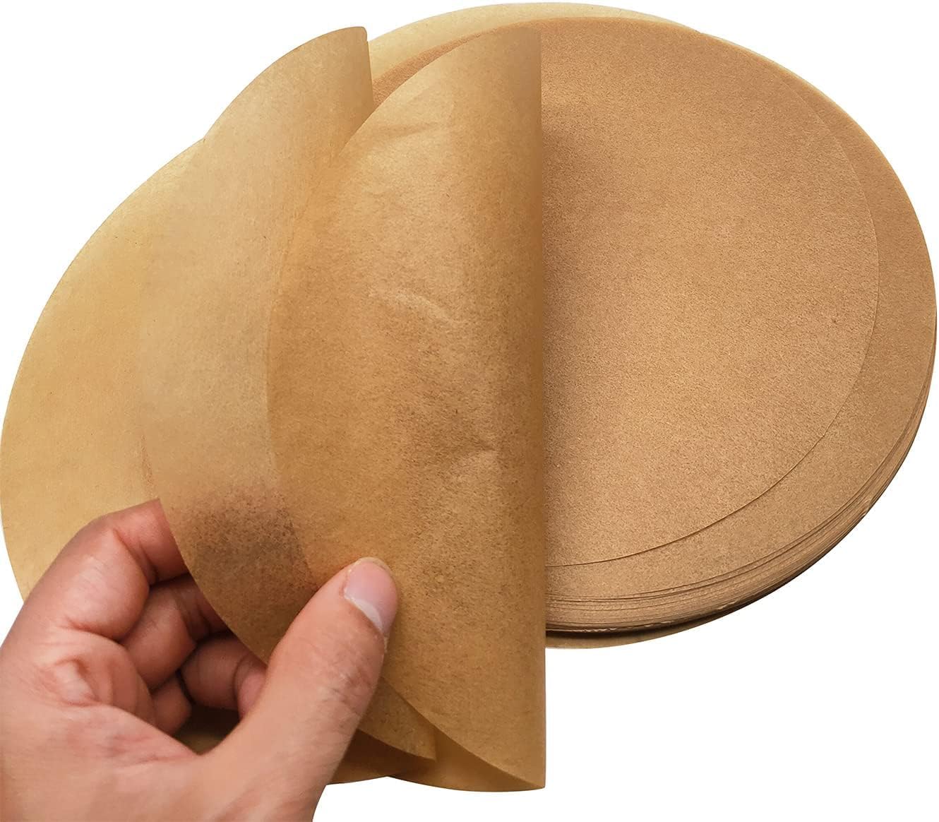 300 Sheets Round Baking Parchment Paper, 6, 8, 10 Inch Non-Stick Cake Pan Parchment Liner for Baking, Grilling and Steaming Bread