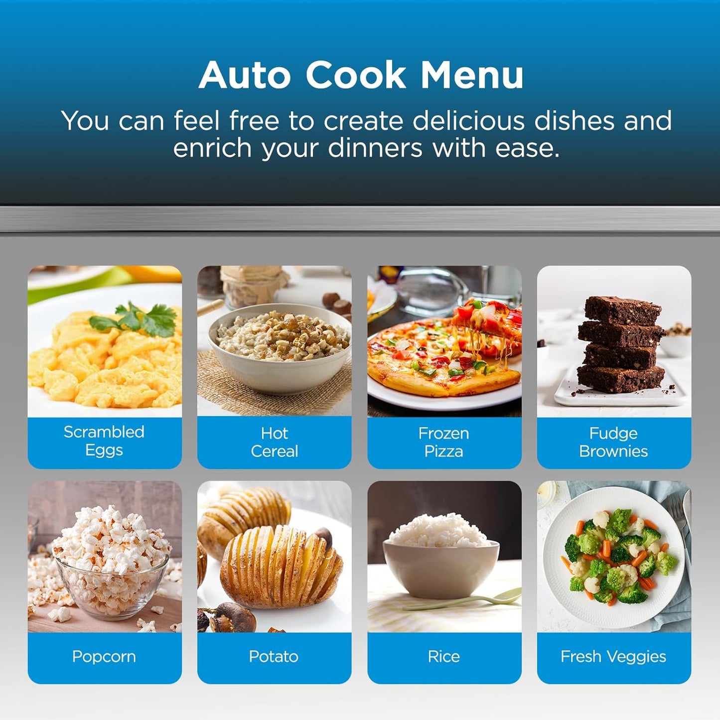 Midea MMO12S3ASTZ Over the Range Oven, 1.2 Cu.ft Slim, Stainless Steel Microwaves, 1000W Heating Power with 400CMF Vent Fan