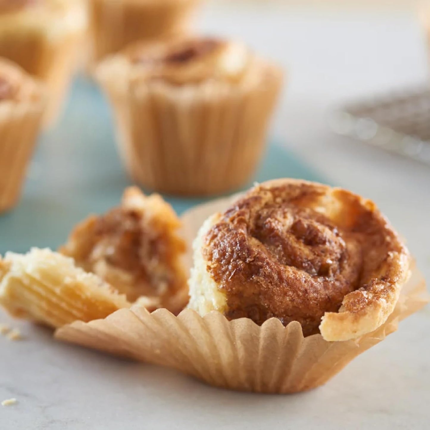 Mini Parchment Baking Cups - Easy Release, Non-Stick Paper - 90 Count - 4 Pack