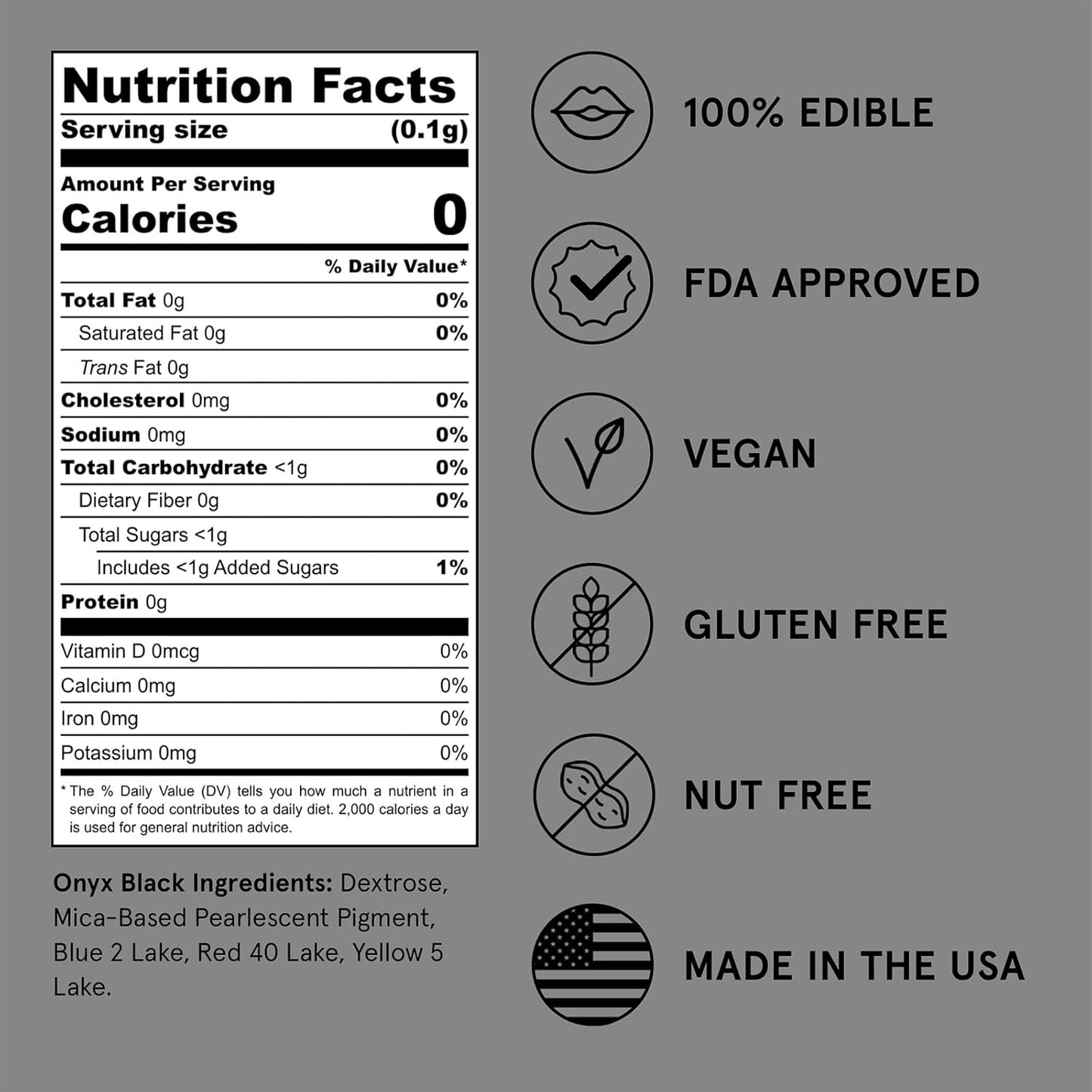 Fancy Sprinkles Limited Edition Halloween B'Witched Edible Glitter Set for Sparkling Food & Drinks, No Taste or Texture Peridot Green, Amethyst Purple, and Onyx Black (3 jars, 4gm each)