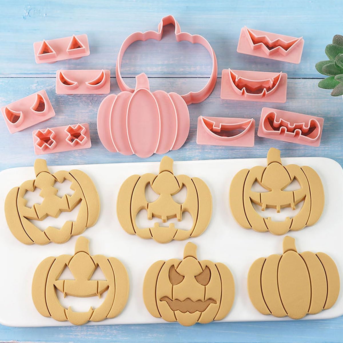 Halloween Cookie Cutters Pumpkin Cookie Cutter for Halloween Cookie Baking Decorations Supplies