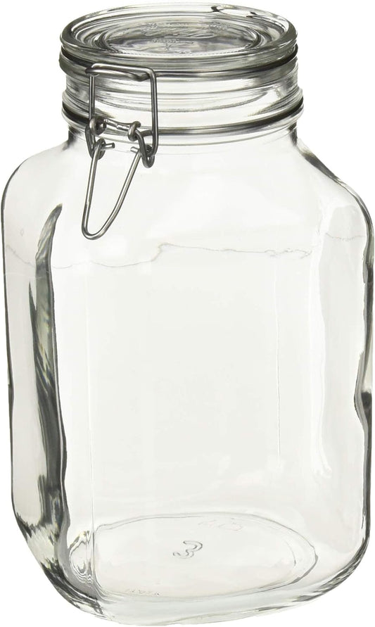 Bormioli Rocco Canning Jar, 3 Liter, Glass
