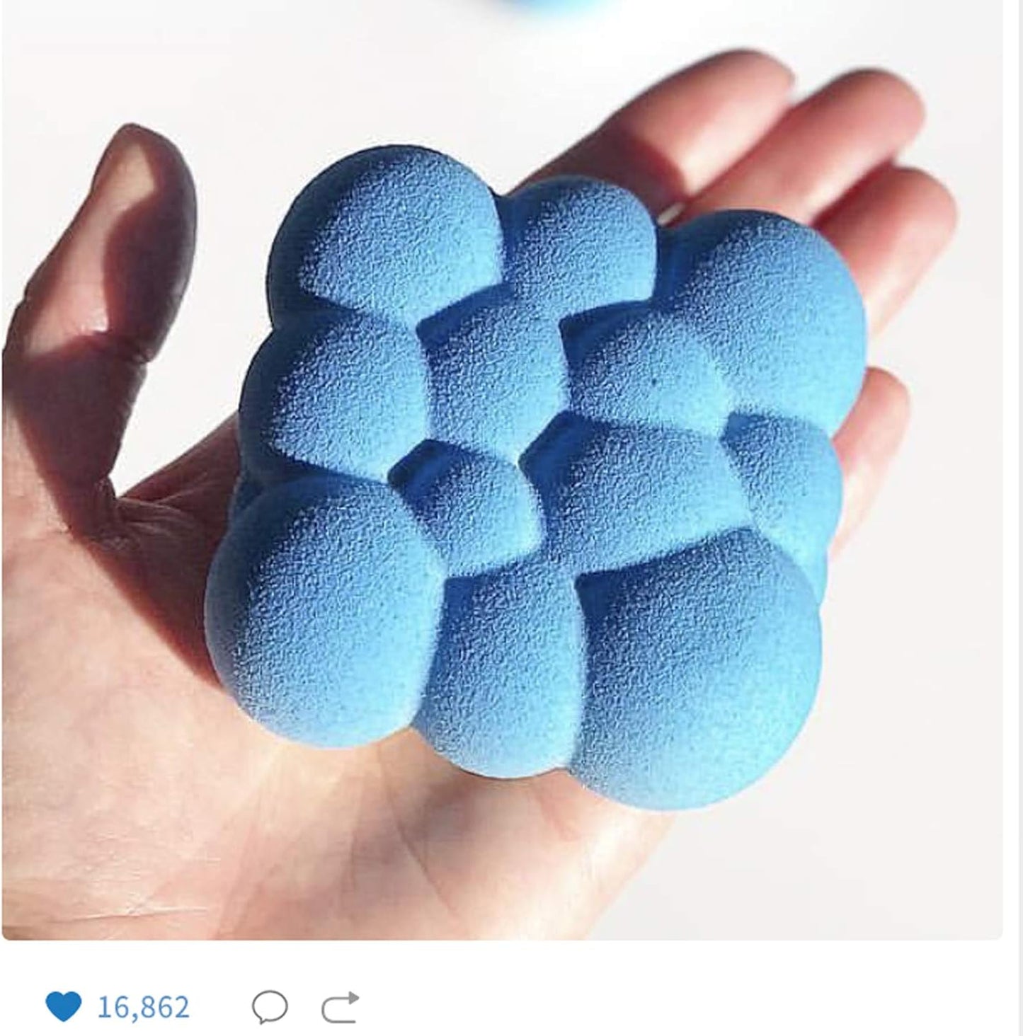 OCPO KITCHEN Cloud Silicone Mold for Baking Mousse Cake, Dessert, Pastry, Ice Cream, Pudding, Jelly, Cake Decoration Mold, Cloud Shape (6-Cavity)