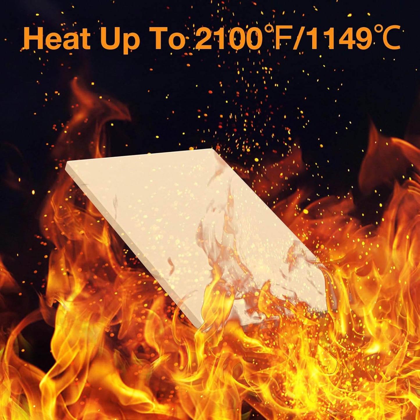 Large Pizza Stone 20" x 13.5" for Grill Rectangular Thick (0.67”) Baking Pizza Stone for Oven Heavy Duty Cordierite, Ideal for Baking Pizzas - Includes Scaper