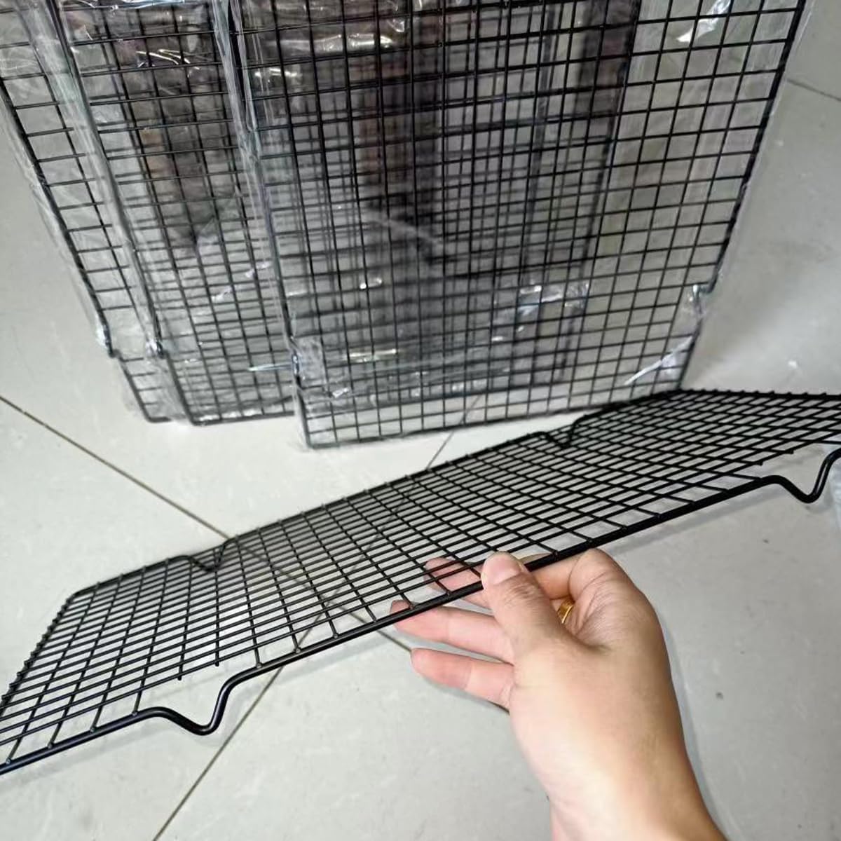 15.7''x9.8' Multi-Functional Cooling Racks -2PCSBaking Cooling Racks - Cookie Cooling Racks for Kitchen, Great for Cooling Biscuits/Bread/Paper Cups Cakes (2PCS 15.7''x9.8'')